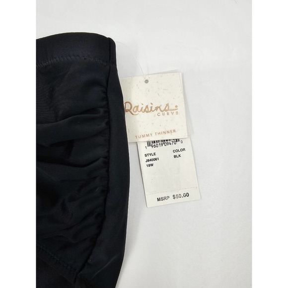 New Raisins Curve Plus Size Alicante Solids Costa Swim Bottom, US 16/18W - Picture 9 of 10